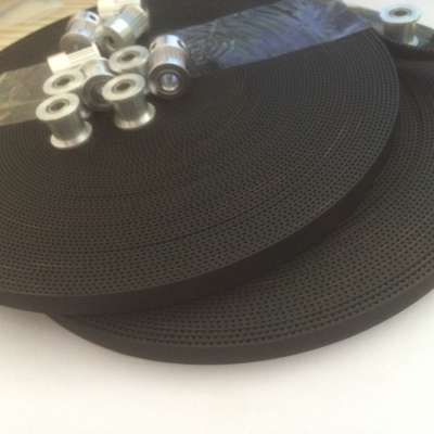 custom length open type rubber Gt2 timing belt 8mm 10mm for 3d printer