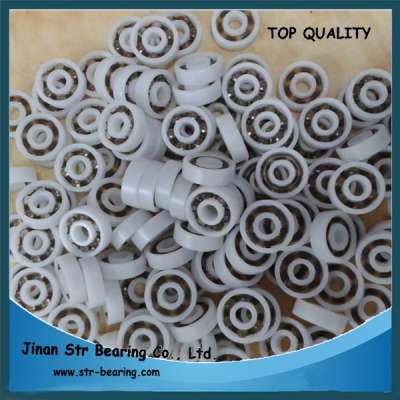 pp pom plastic ball bearings 606 609 with ceramic/glass balls